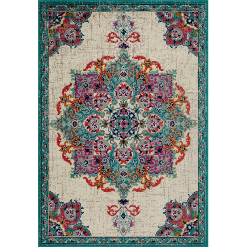 Wool Oriental Indoor / Outdoor Rug, Rectangle 5' x 8'