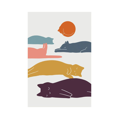 «Cat Landscape XI» par Lim Heng Swee - impression sur toile tendue