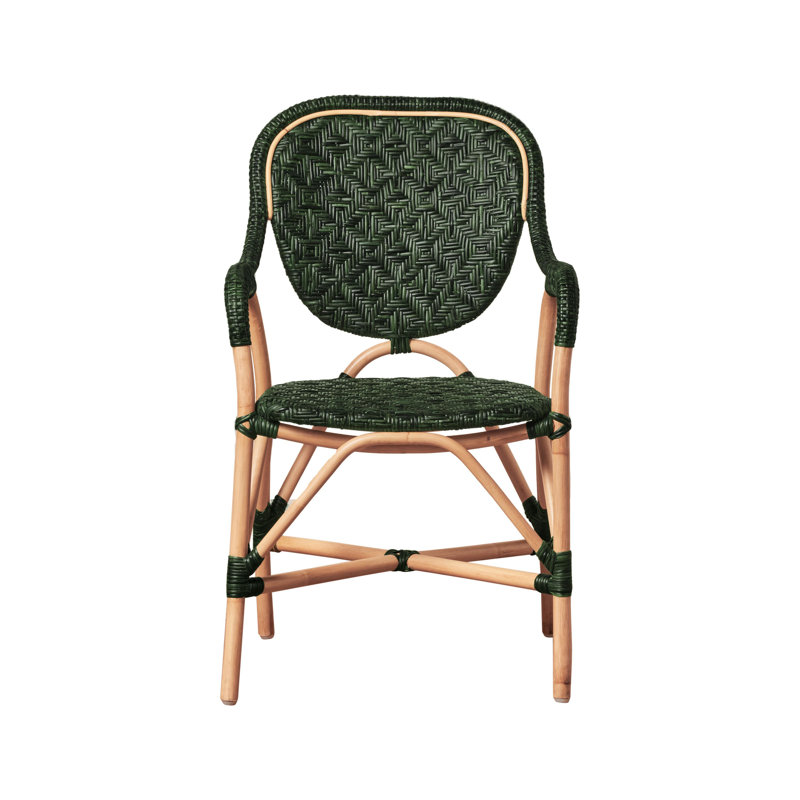Portofino Dining Chair, Green, Natural