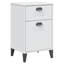 Aayaan 40cm W Plastic Bedside Table-247595596
