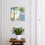 Key storage cabinet, Opens to the left, 30x30x5, White, Mediterranean lake house, 