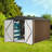 Outdoor Metal Shed – 10x10 Ft Utility Tool Storage – with Lockable Doors, Sturdy Frame, Large Garden Shed Ideal for Backyard, Patio, Lawn (Brown)-123411516-123411517