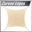 Toile d'ombrage carrée ColorTree - personnalisable, durable et résistante aux rayons UV-87291234-87291249