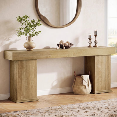 78.7-Inch Fluted Console Table
