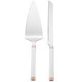 Rosy Glow 2 - Piece Cake Serving Set