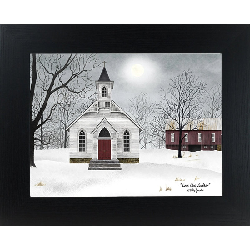 «Love One L'autre Autre», décor d'hiver d'églises blanches Billy Jacobs