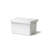 Like-it Plastic Storage Box Bin White Shallow Organizer with Sliding Inner Tray for Pantry and Garage-106884492-106884488