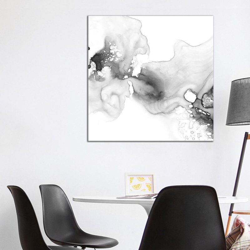 "Fumée & Water I" par Ethan Harper, reproduction d’art, H 37 po x l 37 po x P 1,5 po, Pas de tapis, Toile tendue