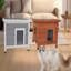Cage à lapins intérieure et extérieure imperméable pour chat, chats, chiens et autres petits animaux