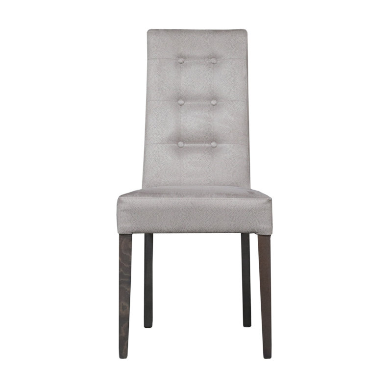 Chaise rembourrée Arafaat, Gris