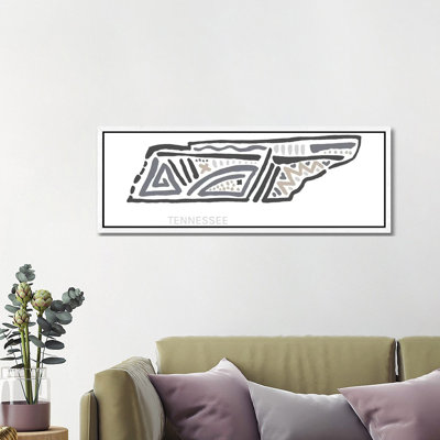 Tennessee by Statement Goods - Panoramic Gallery-Wrapped Canvas Giclée on Canvas