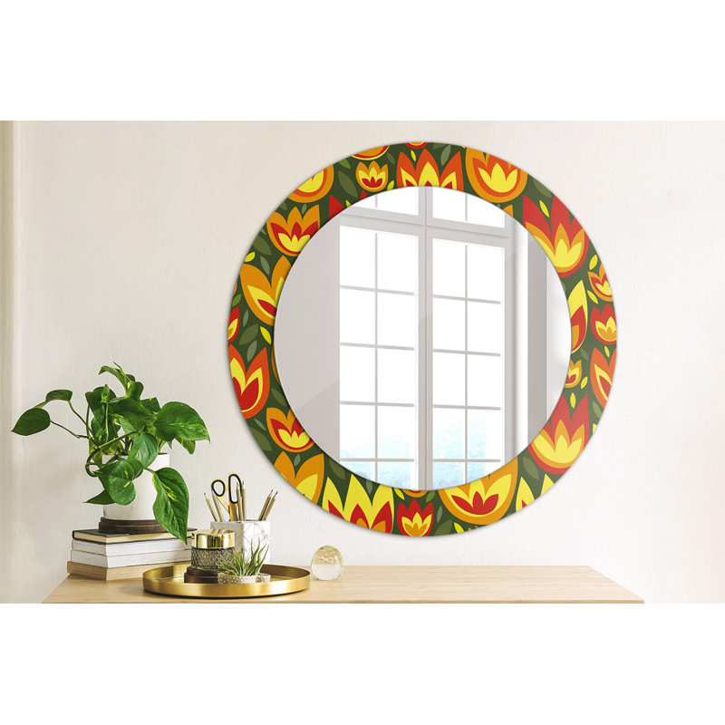 Huldar Glass Flat Wall Mirror