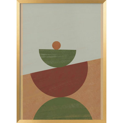 Abstract "Contemporary  02" Framed Print Wall Art