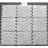 11" x 12" Marble Herringbone Mosaic Wall & Floor Tile