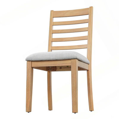 Ensemble de chaises de ferme, chaises de salle à manger rembourrées avec dossier haut, chaises sans accoudoirs classiques pour la cuisine, la chambre à coucher et le salon