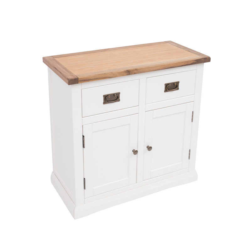 Doty 84cm Sideboard, Off White/Natural