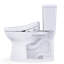 TOTO® Drake® WASHLET®+ Two-Piece Elongated 1.6 GPF Universal Height TORNADO FLUSH® Toilet with S2 Bidet Seat, Cotton White - MW7763346CSFG#01
