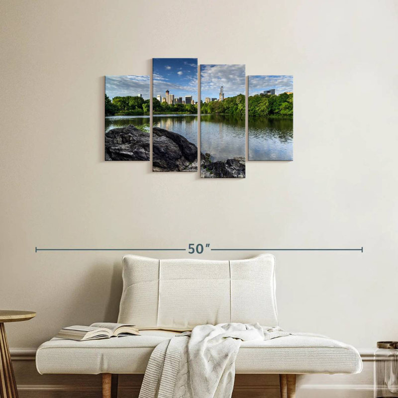 Marchelle Lake in Central Park, 22'' H x 36'' W