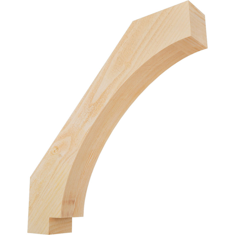 Attelle impériale du genou, Sapin de Douglas, Brute, H 24 po x l 4 po x P 24 po