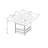 34" Outdoor Propane Fire Pit Table 50000 BTU Steel Table Top Fire Pit for Patio Deck Garden Black