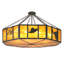 Rustic Lodge 8 - Light Semi Flush Mount