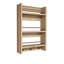 Étagère d'appoint en bois de pin massif 3 pièces avec tablettes réglables Escobar-1919422290