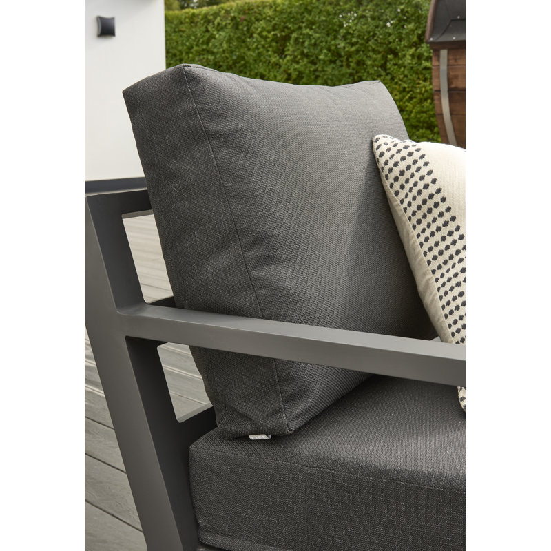 Timber Metal 4 - Person Seating Group with Cushions