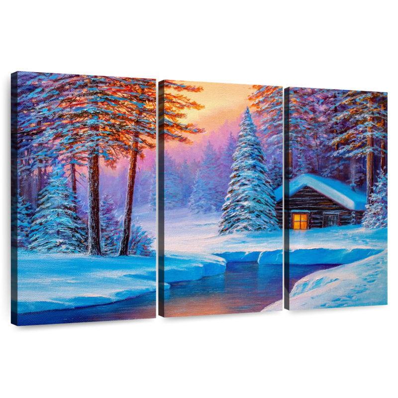 Alvord White Christmas, 24" H x 38" W