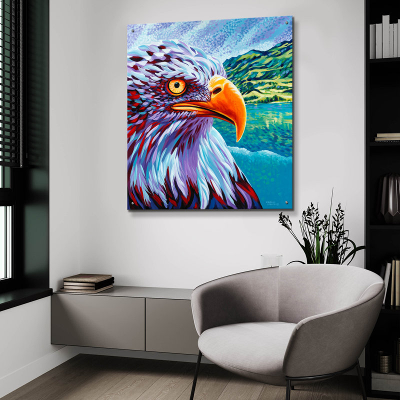 «Proud Eagle» par Carolee Vitaletti, H 36 po x l 36 po