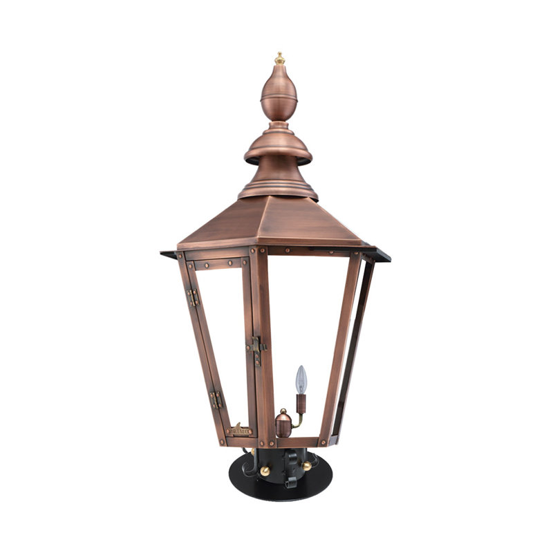 Vicksburg Empire Lantern, 17" H x 16" W x 16" D