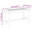 Banc de jardin en bois Amabelle-1155557000