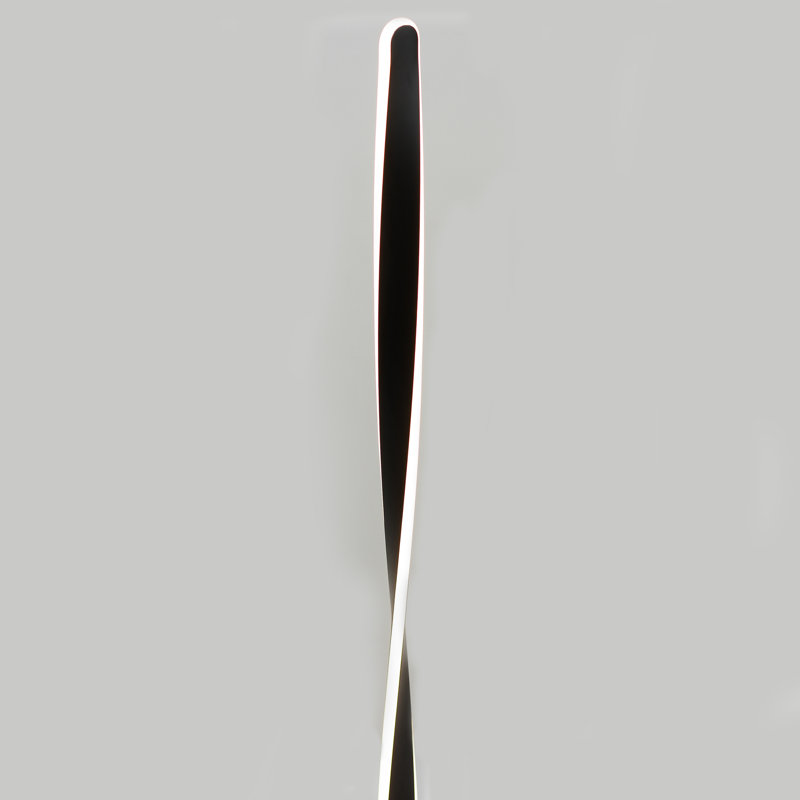 Hadis 51'' LED Novelty Floor Lamp, Black