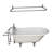 54'' x 30'' Soaking Cast Iron Bathtub-72468646