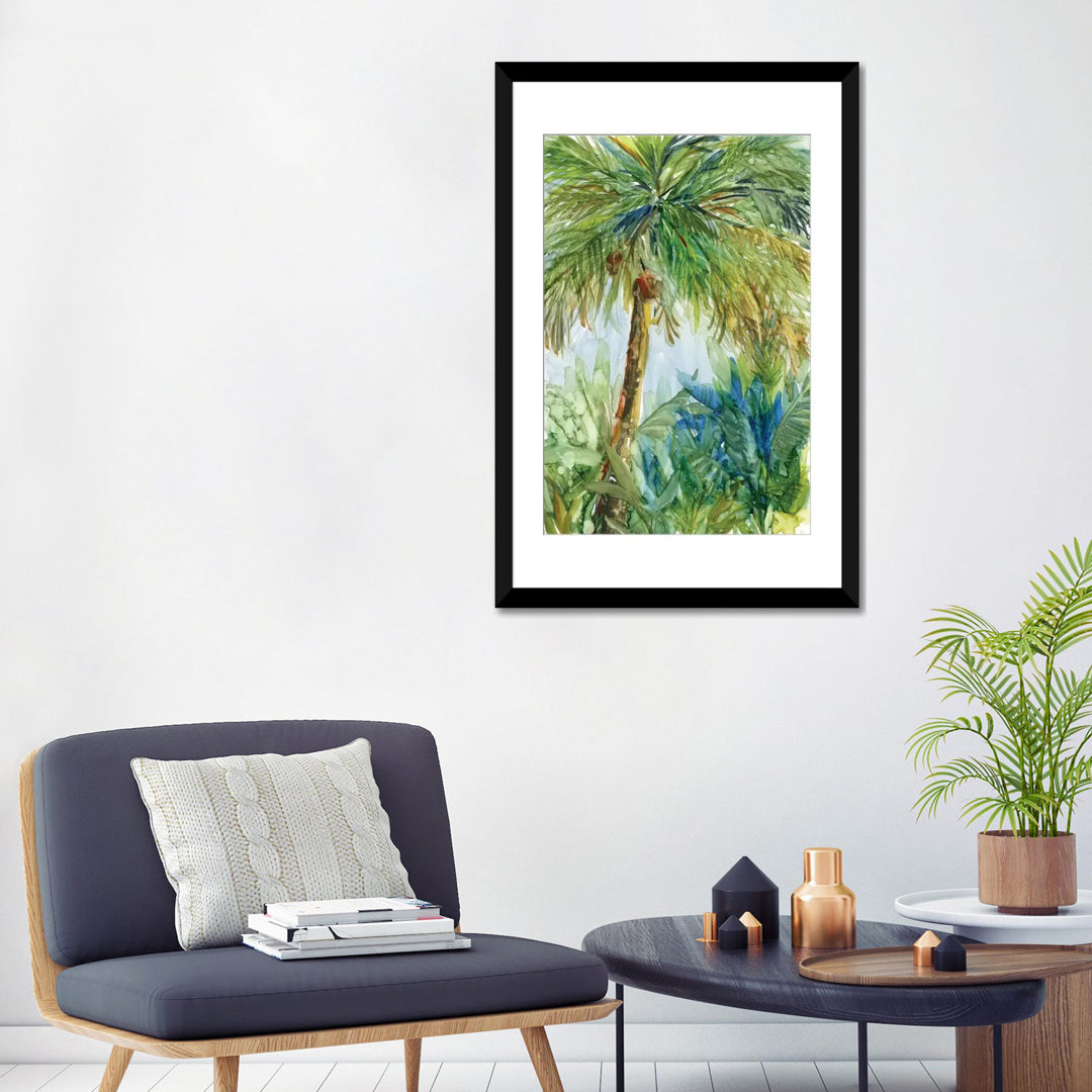 " Vintage Palm " by Carol Robinson East Urban Home Mat