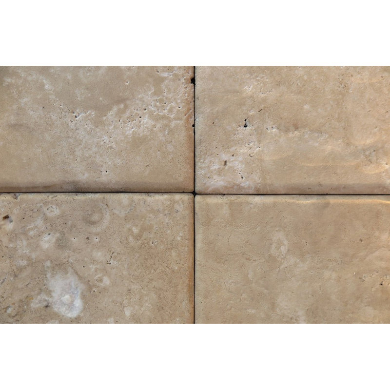 Carreau de mur en travertin Durango 4 po x 4 po