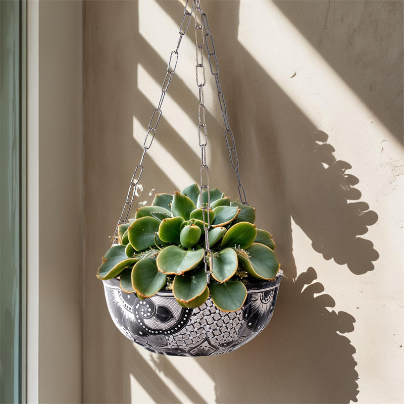 Desert Bloom Talavera Single Hanging Planter
