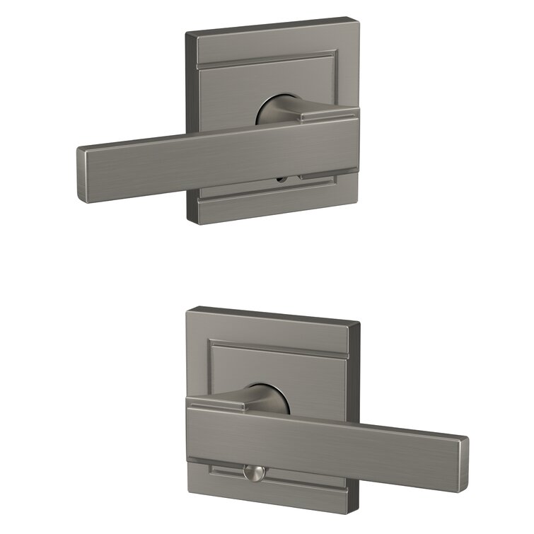 Northbrook lever with Collins Trim Bed & Bath Lock