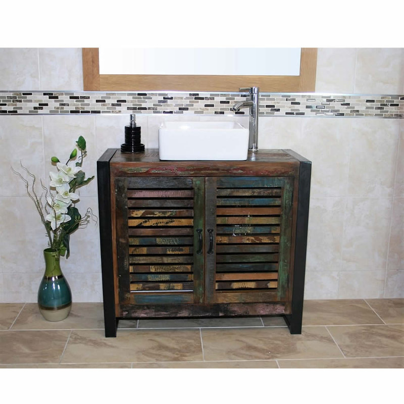 Hatfield 900 mm Freestanding Single Vanity with Vessel Ceramic Basin