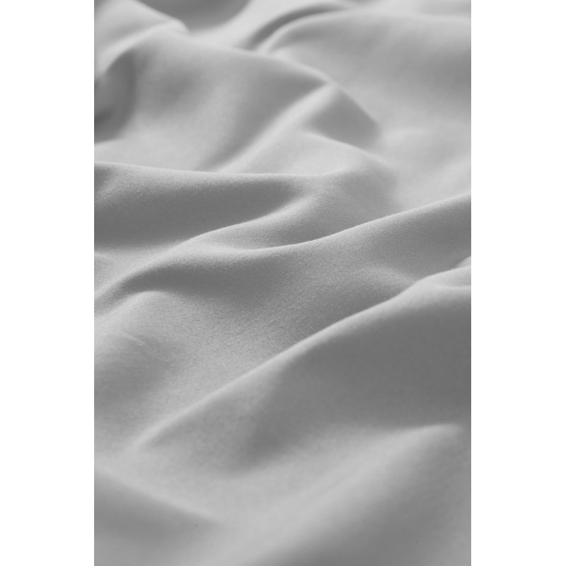 Premium Rayon from Bamboo Sheet Set Deep Pockets, Cooling, Ultra Soft and Breathable, Light Gray