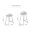Derk Solid Wood Kitchen Counter Bar Stool-86284005-92267808