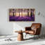 Tableau encadré sur toile violette onirique, 1 pièce, 122 x 61 cm-1146974826