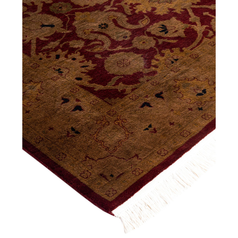Overdyed One-of-a-Kind 4' 1" x 6' 0" Hand Knotted Area Rug