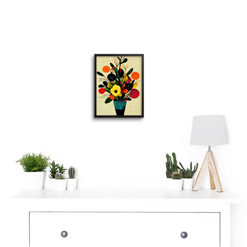 Bright Autumn Abstract Bouquet - Single Picture Frame Print