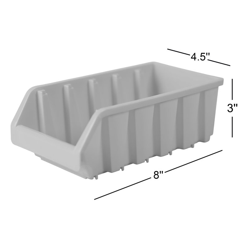 Rebrilliant Plastic Decorative Bin, Red