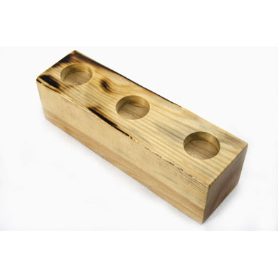 Bougeoir en bois
