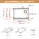30" X 19" White Undermount Kitchen Sink Workstation Rectangular Topmount Sink Granite Composite Dual Mount Single Bowl Basin Farmhouse Deep Sink with Prep Sink Colander&Accessories