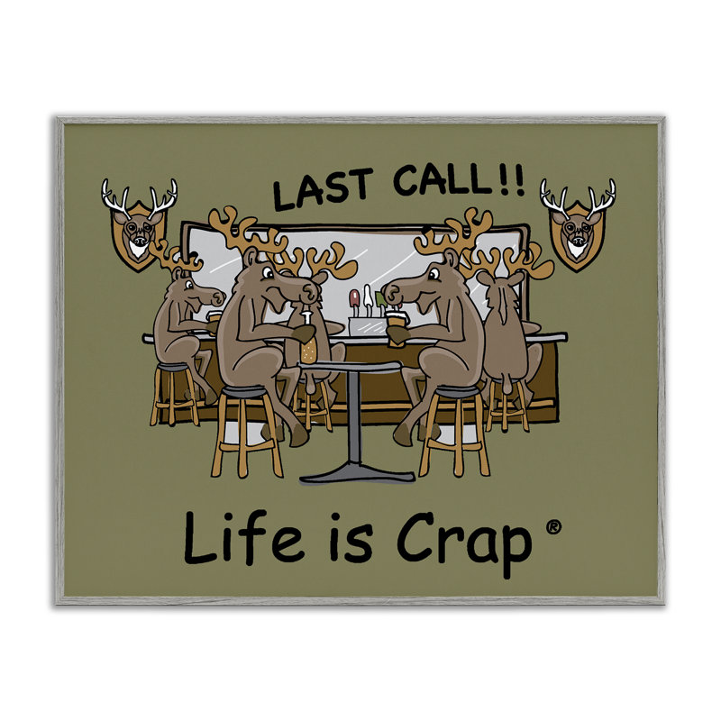 «Last Call at Bar Giclee» par LIC, Estampe numérique Farmhouse, H 16 po x l 20 po