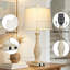 Lampes de chevet modernes à intensité variable de 29 po avec deux ports USB et ampoules DEL-1466230158