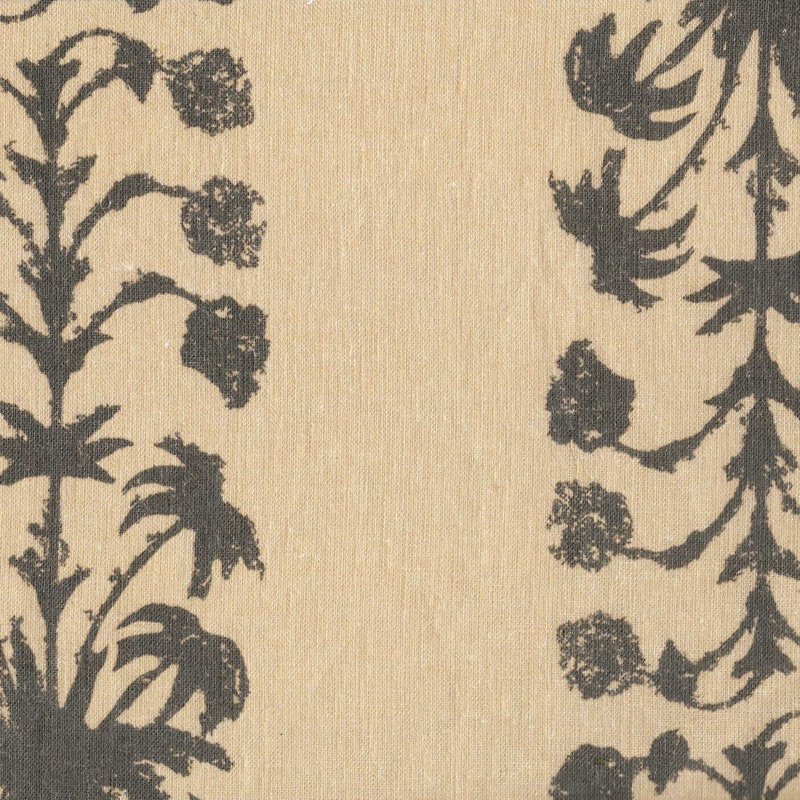 Palmberry in Tuscan Tan Linen Fabric