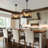 3-Light Industrial Farmhouse Drum Chandelier